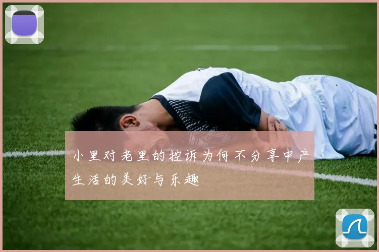 小里对老里的控诉为何不分享中产生活的美好与乐趣
