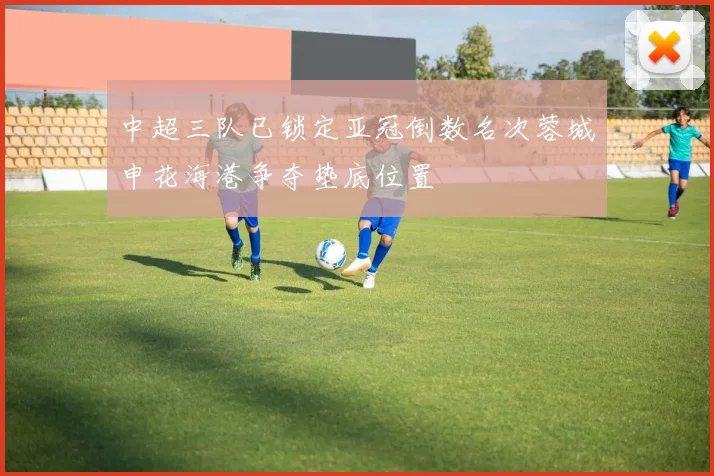 中超三队已锁定亚冠倒数名次蓉城申花海港争夺垫底位置